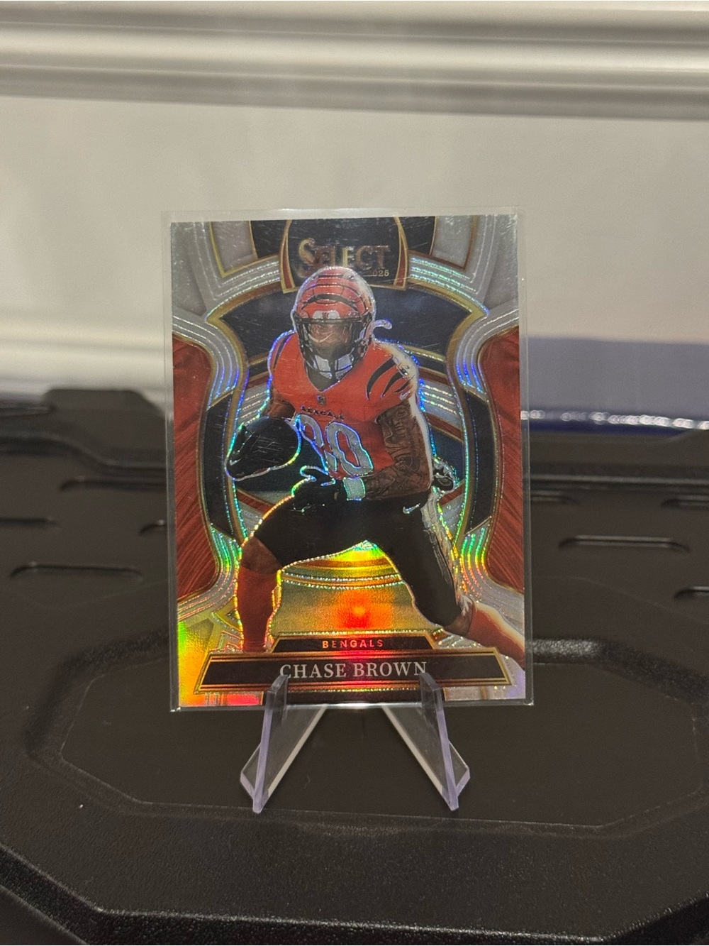 🔥 2025 Chase Brown Panini select silver Prizm.